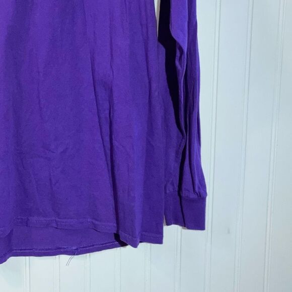 LSU Tigers Long Sleeve Tee Mens XLarge Purple And Gold Football Pro edge - Picture 4 of 11